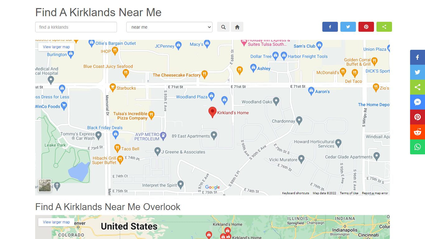 Find A Kirklands Near Me